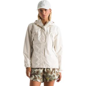 THE NORTH FACE Womens Antora Waterproof Breathable Rain Coat (Medium, White Dune)