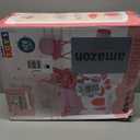 DeAO Baby Doll Stroller Crib Bed Nursery Role Play Set Baby Doll Accessories and Play Mat,Travel Cot,Bouncer,Foldable Stroller and Travel Bag Birthday for Girls Boys Kids