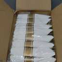 Goodluck 50 Pack Pre Rolled Gold Plastic Silverware, Wrapped Plastic Cutlery Set with Napkin Include 50 Forks, 50 Knives, 50 Spoons and 50 Napkins, Fancy Disposable Silverware for Party, Wedding
