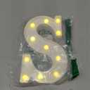 Pooqla LED Marquee Letter Lights Sign, Light Up Alphabet Letter for Home Party Wedding Decoration S