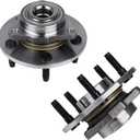 KUSATEC 515072 Front Wheel Bearing Hub Assembly 2-Pack for Dodge Ram 1500 2002-2008, Ram 1500 3.7 4.7 5.7L 2004 2005, 5 Lug Bolts