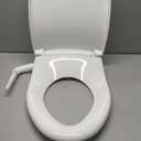 Kohler PureWash M250 Manual Elongated Bidet Toilet Seat, White, Quiet-Close Lid Prevents Slamming, Cool Water, Easy Installation with Quick-Release Hinges, Adjustable Spray Position & Pressure
