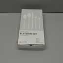 KINGSTONE 40 Piece Hammered Silverware Set, 18/10 Stainless Steel Flatware Set for 8, Cutlery Set for Home, Party, Wedding, Mirror Polished Dishwasher Safe