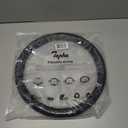 Microfiber Leather 16" Universal Fit Car Steering Wheel Cover, Elastic Nonslip Breathable and Odorless, Black