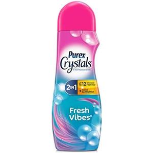 Purex Crystals In-Wash Fragrance and Scent Booster, Fresh Vibes, 21 Ounce LARGE