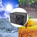Amberr Fire pit cover,600D Heavy Duty fire pit cover square,Waterproof outside firepit covers, All weather Resistant (Square - 32L x 32W x 16H)