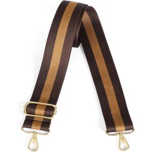 Lekesky Purse Strap Replacement Crossbody Purse Strap for Women (2 Inch - Coffee & Brown)