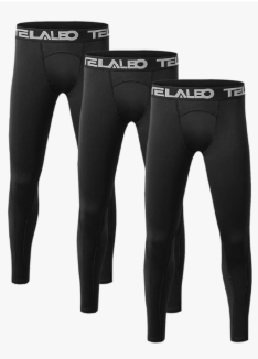 TELALEO 1/2/3/4 Pack Boys' Youth Compression Leggings Pants Tights Athletic Base Layer for Running Hockey Basketball, Medium TELALEO 1/2/3/4 Pack Boys' Youth Compression Leggings Pants Tights Athletic Base Layer for Running Hockey Basketball, Medium