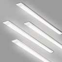 4 Packs 4FT LED Batten Light, Ultra-Thin Ceiling Surface Mounted Light, 40W, 4000K, IP20, LED Ceiling Lamp for Garage, Shop, Hallway, Office, Market, ver2