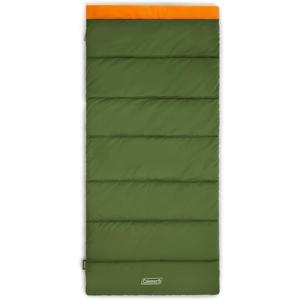 Coleman Big Game 0F Big & Tall Sleeping Bag, Cold Weather Adult Sleeping Bag with Sherpa & Flannel Lining and 2-Way Zipper, Fits Campers up to 6'5"