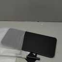 Toilet Paper Basket, Stainless Steel Toilet Tank Tray with Handle for Organizing - Toilet Paper Basket Storage for Toilet Tank, Bathroom, Kitchen Counter (Black)