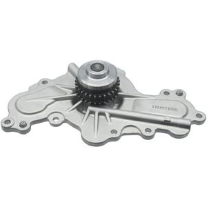 IRONTREE AW6348 Water Pump Kit with Gasket (W/Double-Row Sprocket) for 11-19 Ford Explorer Edge Taurus Fusion Flex, 11-19 Lincoln MKX MKT Continental MKS MKZ, 11-15 MAZDA 6 CX-9, 3.5L 3.7L, AA5Z8501C