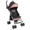 Ingenuity 3D Mini Convenience Stroller Lightweight Stroller, Compact Fold, Multi-Position Recline, Canopy with Pop Out Sun Visor and More Umbrella Stroller for Travel, Dusty Rose Pink