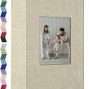 popotop Photo Album 4x6-300 Photos Linen Cover Photo Books with 300 Horizontal Pockets,Slip-in Picture Albums for Family Wedding Anniversary Baby Vacation Pictures (Beige)