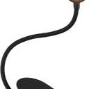 hooga Amber Book Light, Rechargeable Clip-On Blue Light Blocking LED Reading Light, 1600K Warm Eye Care for Bed, Students, Kids, Travel, Nursing, Studying