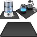 Silicone Drip Mat for Humidifiers, 19x19 Square Raised Edge Drips Tray Compatible with LEVOIT, Dreo, Homvana, Megawise, Vicks Humidifiers, 4L 6L Protects Carpet & Floors from Leaking