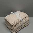 Great Bay Home Taupe Bath Towels  Luxury 100% Cotton 4 Pack 54x27 Bath Towel Set  Absorbent & QuickDry Towels for Bathroom  ZeroTwist, Combed Cotton