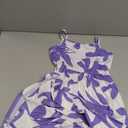 Amélie Blossom Violet-Neck Maxi Dress, XXL