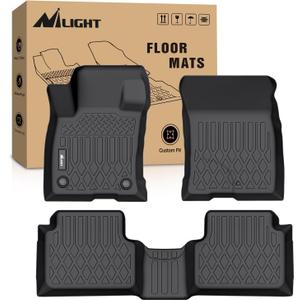 Nilight TPE Floor Mats for Ford Bronco Sport 4-Door 2021 2022 2023 2024 2025 All Weather Custom Fit Heavy Duty Floor Liners