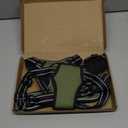 PHOEPET No Pull Dog Harness with Handle Front & Back Clip, Easy on Lockable Snap Buckle at Neck, Adjustable Reflective Vest with Handle for Dogs (L, Misty Green)