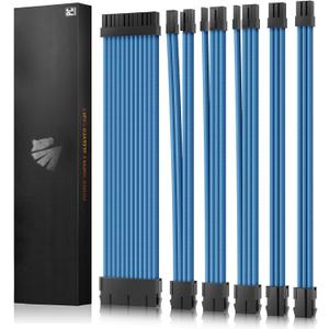 ASIAHORSE 16AWG PSU Cable Extension Power Cords, Customized Power Supply Mod Sleeve Extension Cable, ATX/EPS/8-pin PCI-E/6-pin PCI-E for PSU Cable ASIAHORSE 16AWG PSU Cable Extension Power Cords, Customized Power Supply Mod Sleeve Extension Cable, ATX/EPS/8-pin PCI-E/6-pin PCI-E for PSU Cable