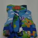 Kulahlik Toddler Swim Vest, Toddler Life Jacket 20-80 lbs Boys & Girls, Kids Floaties Swimming Jackets for 1 2 3 4 5 6 7 Years with Detchable Head Support & Grab Handle L