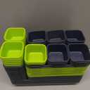 Tool Box Organizer Tray, Toolbox Desk Drawer Organizer, Tool Box Tray, Toolbox Organization Storage for Rolling Tool Chest (60PCS (Blue+Green))