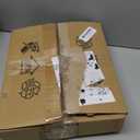 2-Light Flush Mount Ceiling Light Fixture, Industrial Black Metal Ceiling Light, Modern Rectangle Close to Ceiling Light for Hallway, Kitchen, Entryway