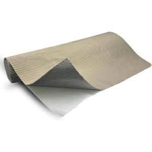 Titanium Adhesive Backed exhaust heat shield 2500 Degrees High Temp Protection Material Thermal Barrier Blanket Mat (24'' X 40'')