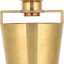 Estink Ice Tower Nozzle, Water Fountain Nozzle Spray 1.5 Inch Internal Thread Brass Fountain Nozzle Sprinkler Spray for Pond and Fountains, 50-300Kpa Working Pressure, Gold