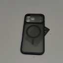 TOCOL for iPhone 17 Pro Max Case, Compatible with Magsafe, Full Camera Protection, Built-in Magnetic Ring, Translucent Matte Phone Case for iPhone 17 Pro Max 6.9 inch (Black)