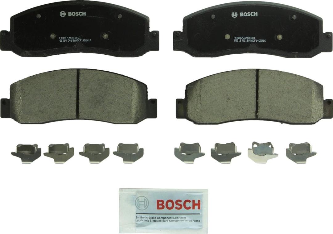 BOSCH BC1069 QuietCast Premium Ceramic Disc Brake Pad Set - Compatible with Select Ford F-150, F-250 Super Duty, F-350 Super Duty, F-450 Super Duty; FRONT