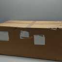 1-Step Manual Retractable RV Steps, 450lbs Capacity with 5mm Carbon Steel Frame & Anti-Slip Aluminum Pedals, Locking Limit Switch Design for Campers, Trailers, RVs (Sliver)