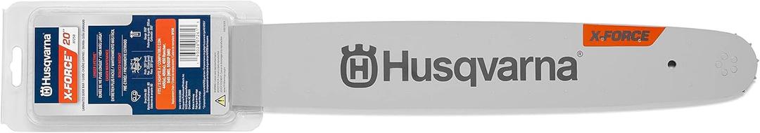Husqvarna 599303280 X-Force 20 Inch Chainsaw Bar, .325" Pitch .050" Gauge, 80 Drive Links, Chainsaw Accessories
