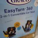 Graco EasyTurn 360 2-in-1 Rotating Convertible Car Seat, 360 Degree Rotating Infant to Toddler Rotating Car Seat, 2 Modes Rear and Forward Facing, Slim Design, Cyran