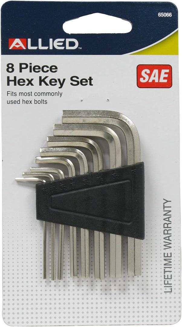 8 PC. HEX KEY SET (SAE) (One Size)