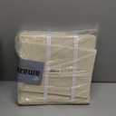 Criusia 6 Pack Large Clothes Organizer, Wardrobe Closet Organizer and Storage with Handles, Foldable Fabric Closet Organizers Dividers for Clothing, Pants, Jeans, Sweater, T-shirts, Beige