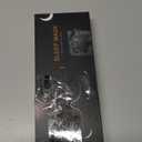 MZOO Luxury Sleep Eye Mask for Side Sleeper Men Women, Zero Eye Pressure 3D Sleeping Mask, Light Blocking Patented Design Night Blindfold, Soft Eye Shade Cover for Travel, Black