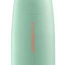 SodaStream - Fizz & Go Cool Bottle | Stainless Steel Carbonating Water Bottle | Keeps Drinks Cold 12 Hrs | Cupholder Friendly | Compatible with Pink CO2 cylinder machines | Mint color | 30.4 oz