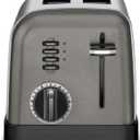 Cuisinart CPT-160BKS 2-Slice Metal Classic Toaster, Stainless Steel/Black