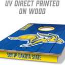 YouTheFan NCAA 2 x 3 Wood Cornhole Game with Logo Bags (South Dakota State Jackrabbits)