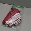 bnhjsdw Elastic Round Tablecloth - Fit for 36-44” Tables, Christmas Round Fitted Table Cloth with Elastic Edge, Water Resistant Washable Table Covers for Dining Room, Party & Kitchen Decor (Red-Xmas Flowers)