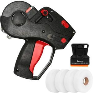 Perco Monarch 1131 Pricing Gun with Labels Starter Kit: Includes Price Gun, 10,000 White Pricing Labels and Preloaded Inker