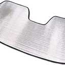 TuningPros RSS-234 Custom Fit Roll Up Car Windshield Sun Shade Protector, Sunshade Visor Silver 1-pc Set