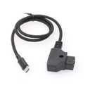 Nucleus Nano Focus Motor Power Cable P-TAP D-tap to Micro USB 14.8V 50cm for Tilta V-Mount