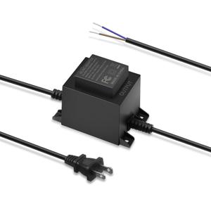 12V AC/AC Low Voltage Transformer for Outdoor Landscape 120V to 12 Volt Outdoor Waterproof IP68 Converter 12V 5A Power Supply Adapter for Fountain Lighting, Spotlight, Streetlight, Pool lamp