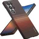 pitaka for S25 Ultra Case 6.9 Inch, Compatible with MagSafe, Slim & Light Samsung Galaxy S25 Ultra Case, 1500D Aramid Fiber Made [Tactile Woven - Sunset]