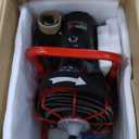 Drain Cleaner Machine 75FT x 1/2 Inch Steel Core Cable Portable 370W Electric Drain Cleaning Machine With Sewer Auger, Cutter, Air-activated Foot Switch, for Commercial, Home