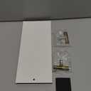 Napkin Holder for Bathroom, Guest Towel Holder Tray for Bathroom, White Guest Napkin Holders with Golden T-Handle, Disposable Hand Towel Tray for Guest Room, Table, Kitchen