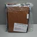 BelugaHelper Storage Ottoman Foot Rest Stool. Folding Ottoman with Storage with Thicker Foam Padded Seat. 330 lbs Footstool Bench for Living Room, Bedroom, Home Office Table, 17x13x13in, Light Brown